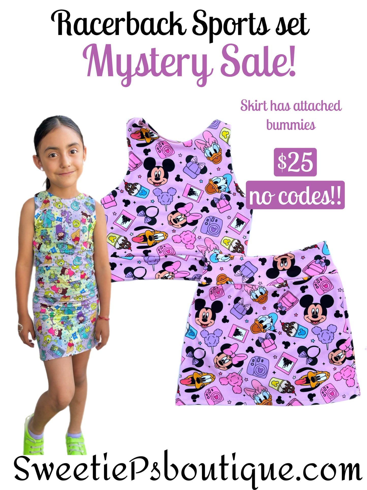 Mystery RacerBack Set ( NO CODES)