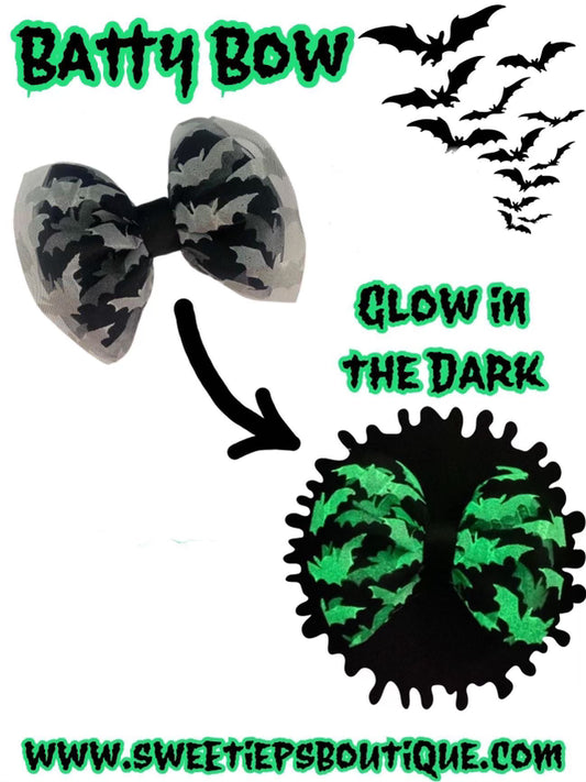 Batty Bow ( Glow in the Dark)