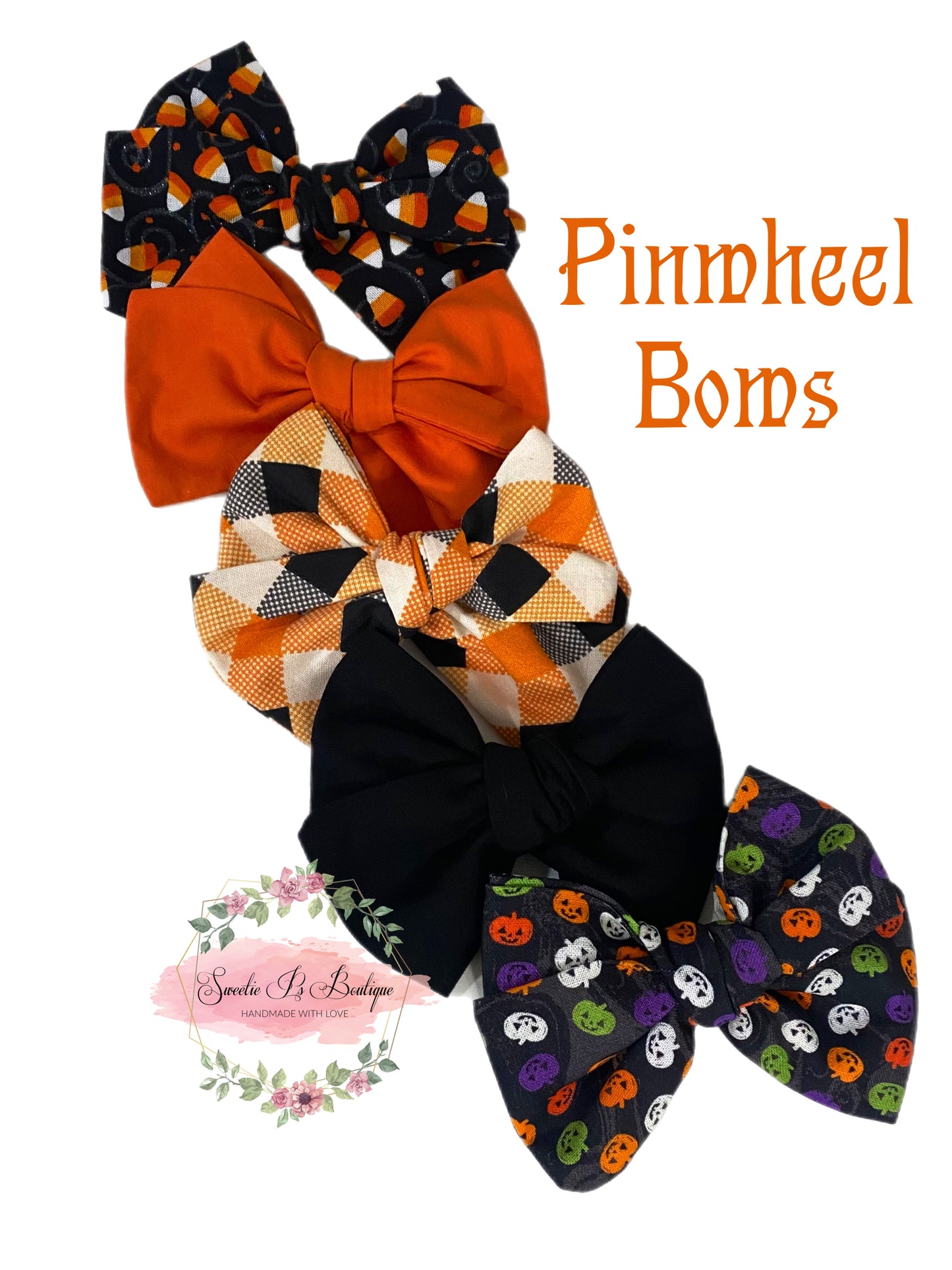 Halloween Pinwheel Bows