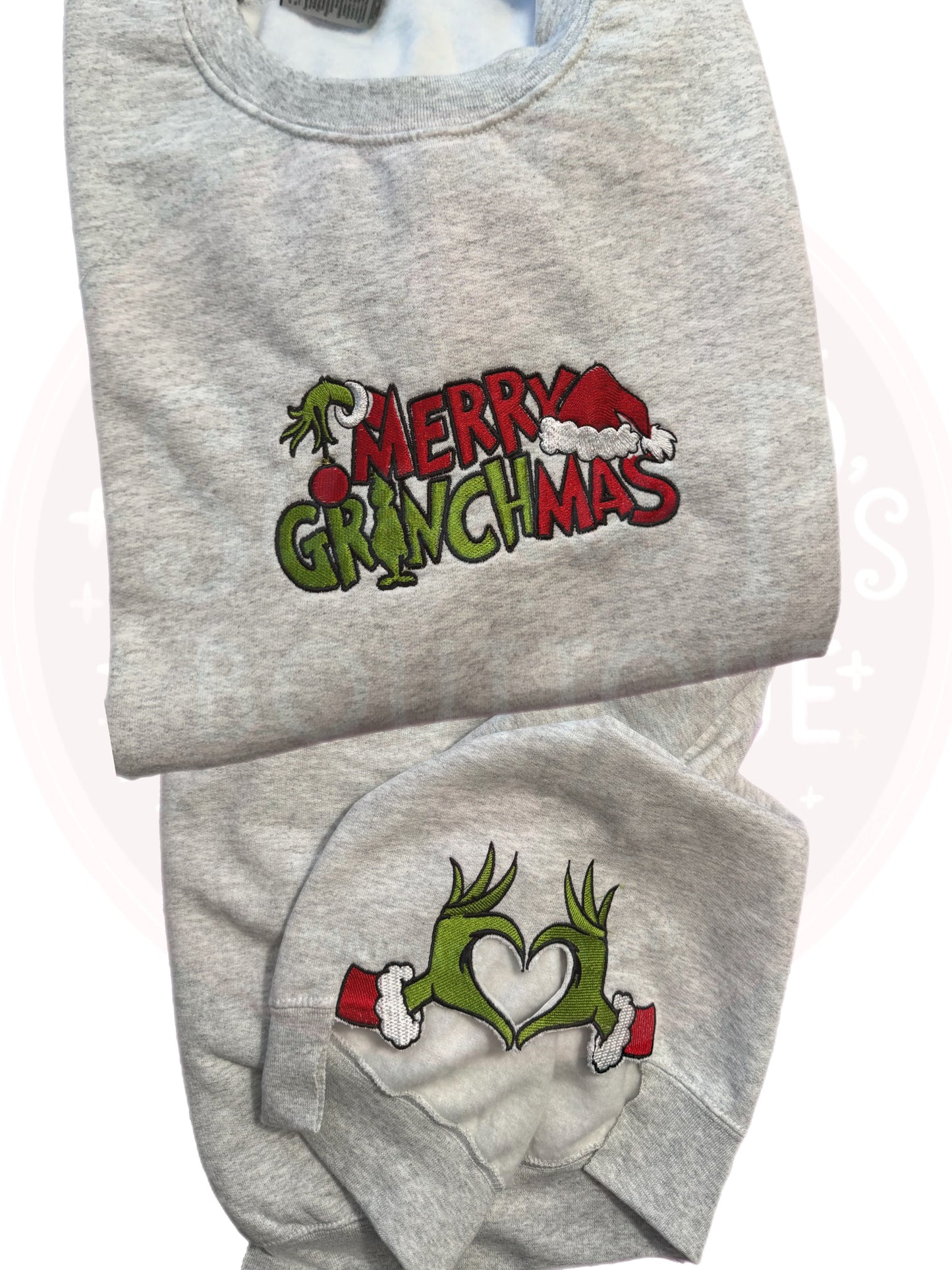 Merry Gmas  Embroider crewneck