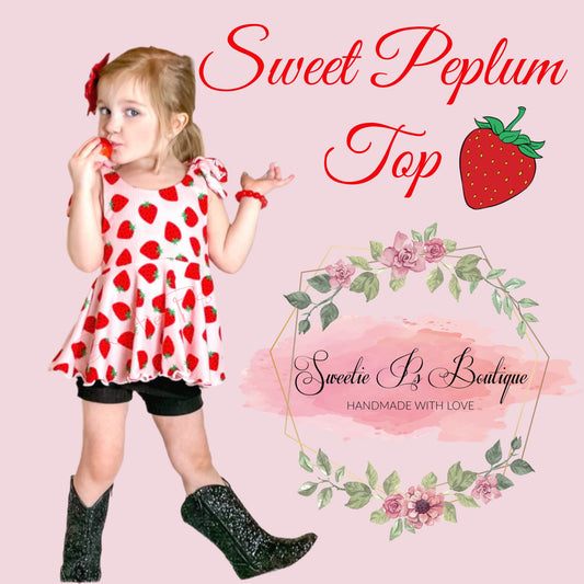 Sweet Peplum Top