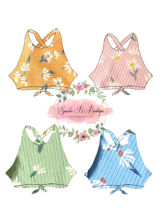 Oopsie Daisy Halter Tops